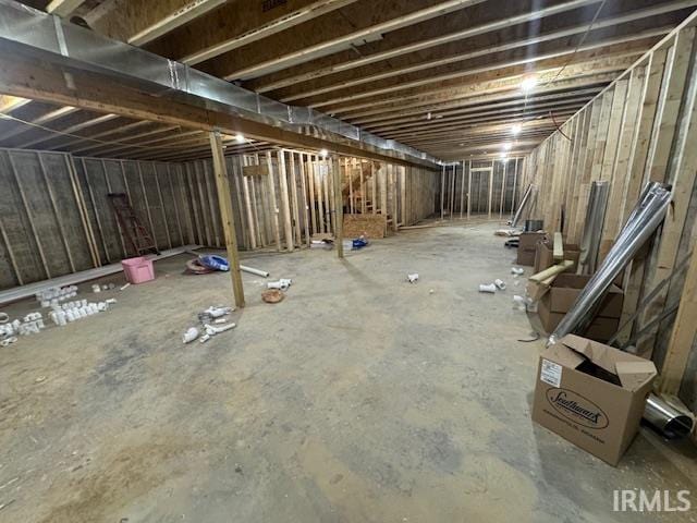 521 W Liberty St, Butler, IN 46721 - view of unfinished below grade area