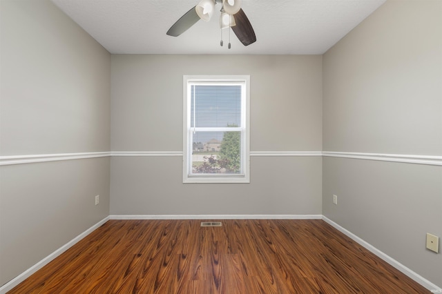 12531 Stoneboro Ct, Fort Wayne, IN 46845 - unfurnished room with wood finished floors and ceiling fan