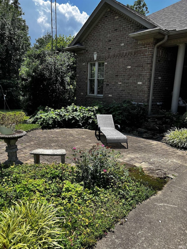 348 N Birdie Ln, Montgomery, IN 47558 - view of yard featuring a patio area