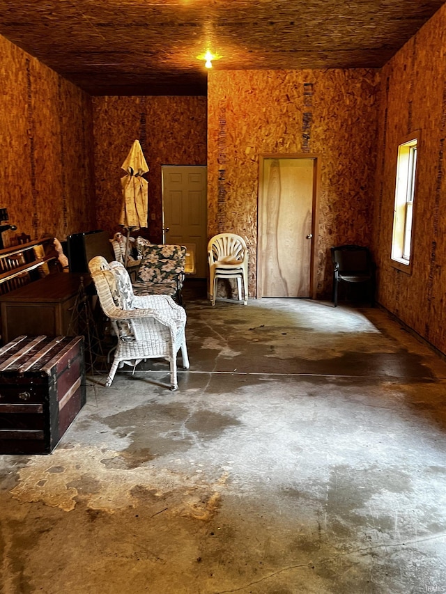 348 N Birdie Ln, Montgomery, IN 47558 - sitting room with concrete flooring