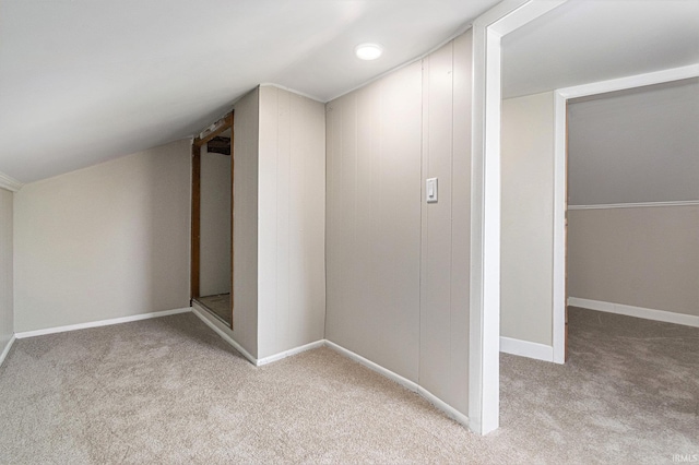 121 W Front St, New Carlisle, IN 46552 - bonus room with carpet floors and vaulted ceiling