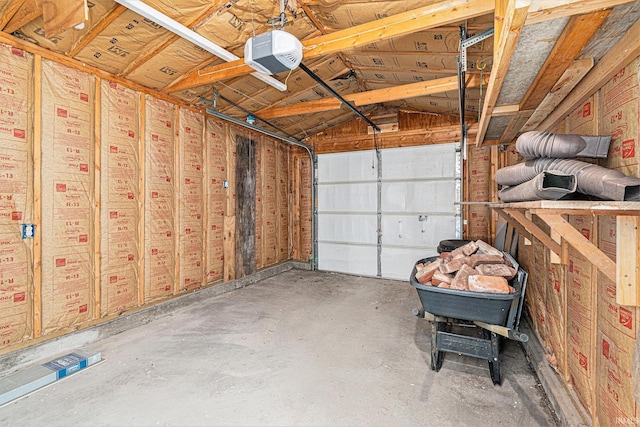 121 W Front St, New Carlisle, IN 46552 - garage with a garage door opener