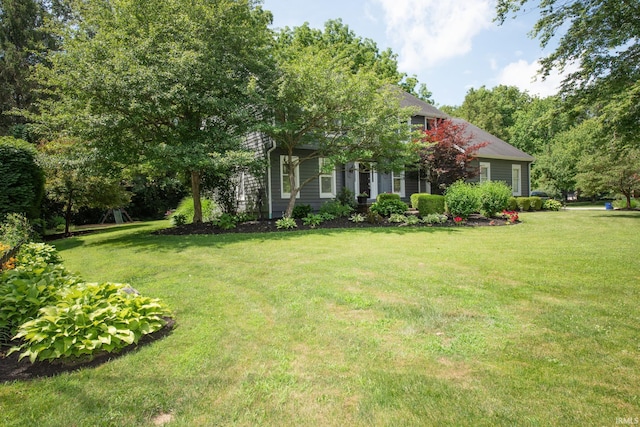 3801 W Capilano Dr, West Lafayette, IN 47906 - view of front of home with a front lawn