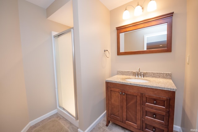 3801 W Capilano Dr, West Lafayette, IN 47906 - full bathroom featuring a shower stall and vanity