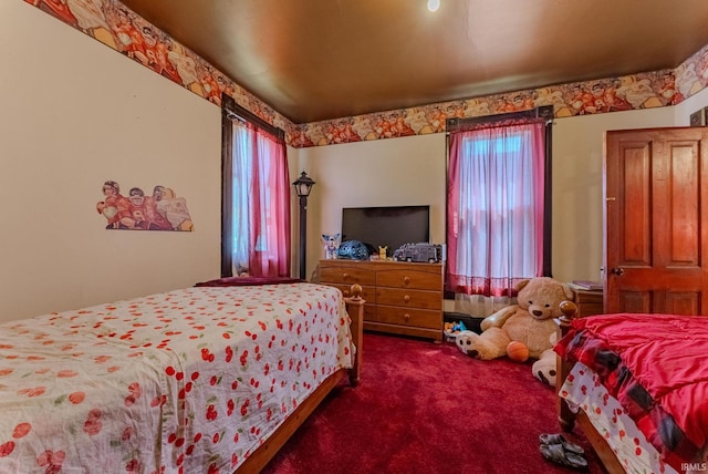 240 Elm St, Wabash, IN 46992 - bedroom featuring dark colored carpet