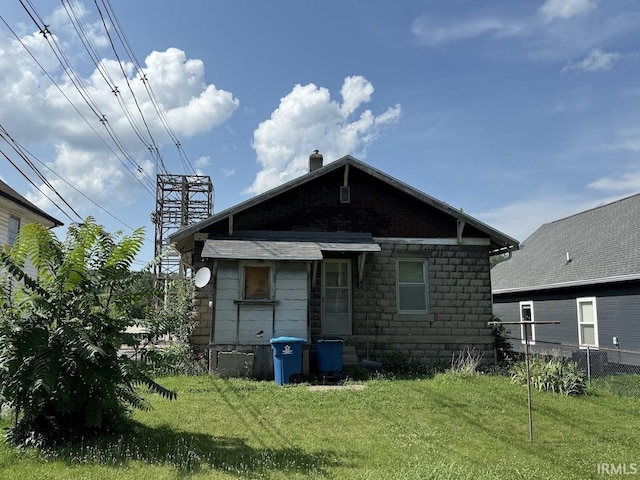 819 Race St, Logansport, IN 46947 - back of property featuring a chimney