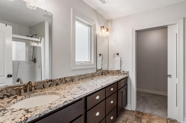 3032 Treviso Way, Fort Wayne, IN 46814 - full bath featuring double vanity and a stall shower