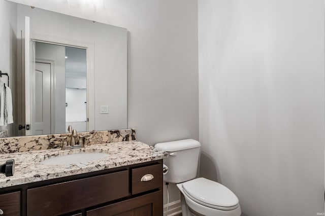3032 Treviso Way, Fort Wayne, IN 46814 - half bathroom featuring toilet and vanity