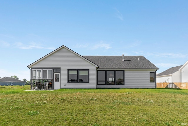 12116 Fazio Dr, Fort Wayne, IN 46818 - rear view of property featuring a shingled roof