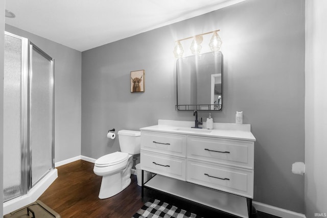 2608 Creeping Phlox Cv, Fort Wayne, IN 46818 - full bath featuring vanity, wood finished floors, and a stall shower