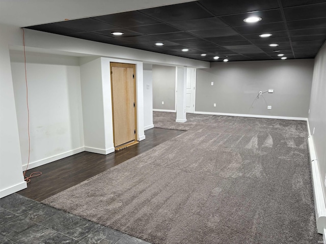 140 W 100 S Rd, Lagrange, IN 46761 - finished below grade area featuring recessed lighting and a paneled ceiling