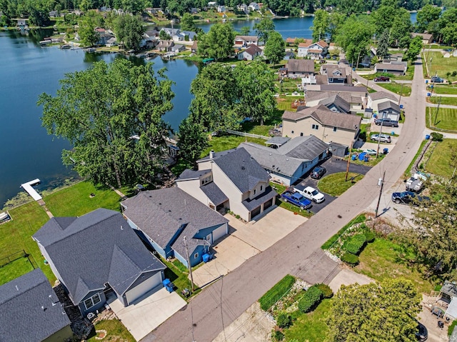 2624 E Stalf Rd, Columbia City, IN 46725 - aerial view of residential area featuring a large body of water