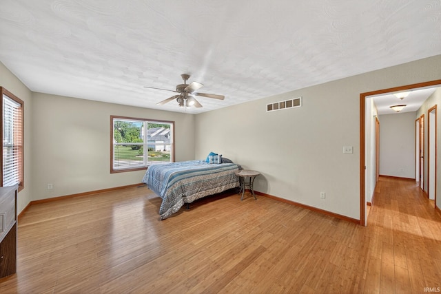 20860 Wyngate Court 20860Wyngate Ct S Bend, In 46614-5178, South Bend, IN 46614 - bedroom with light wood finished floors and ceiling fan