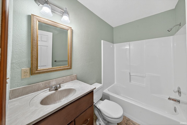 20860 Wyngate Court 20860Wyngate Ct S Bend, In 46614-5178, South Bend, IN 46614 - full bathroom featuring a textured wall, vanity, and bathing tub / shower combination