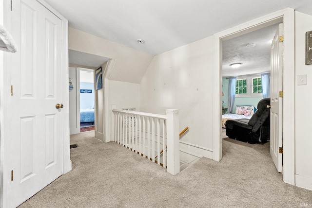 321 W Michigan St, New Carlisle, IN 46552 - corridor featuring carpet and an upstairs landing