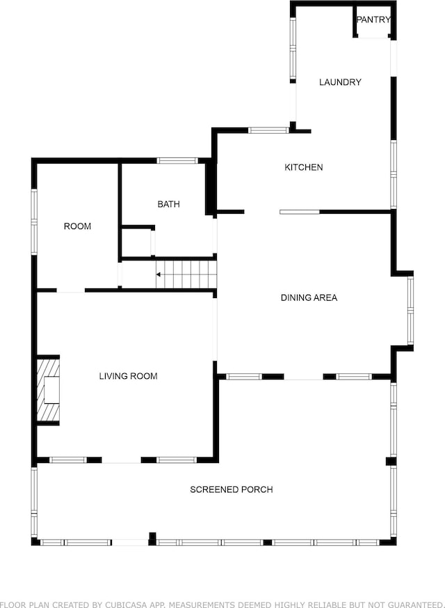 321 W Michigan St, New Carlisle, IN 46552 - view of home floor plan