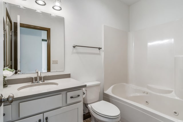 8622 Alamasa Pl, Fort Wayne, IN 46835 - bathroom with vanity and a combined bath / shower with jetted tub