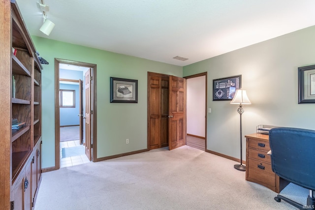 3836 W State Blvd, Fort Wayne, IN 46808 - office area featuring light carpet and baseboards