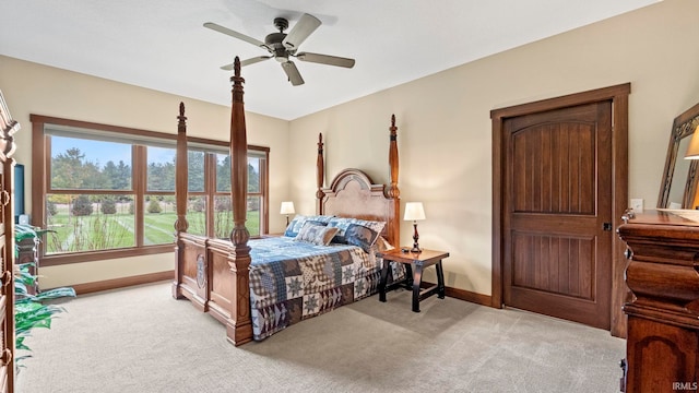 9345 Notestine Rd, Fort Wayne, IN 46835 - bedroom featuring light colored carpet and ceiling fan