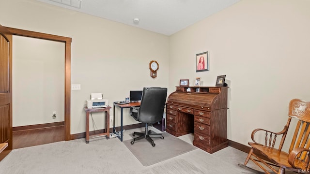 9345 Notestine Rd, Fort Wayne, IN 46835 - carpeted home office featuring baseboards