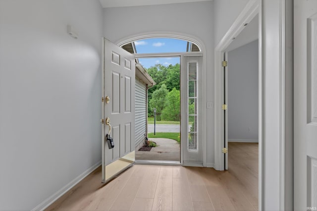 50588 Carrington Place Dr, South Bend, IN 46637 - entrance foyer featuring light wood finished floors and baseboards