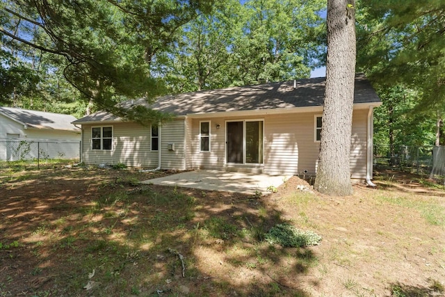 51613 Emmons Rd, South Bend, IN 46637 - back of property featuring a patio area