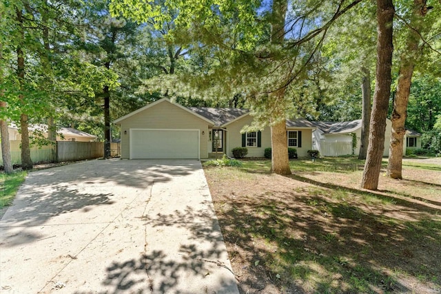 51613 Emmons Rd, South Bend, IN 46637 - view of front of house featuring concrete driveway and a garage