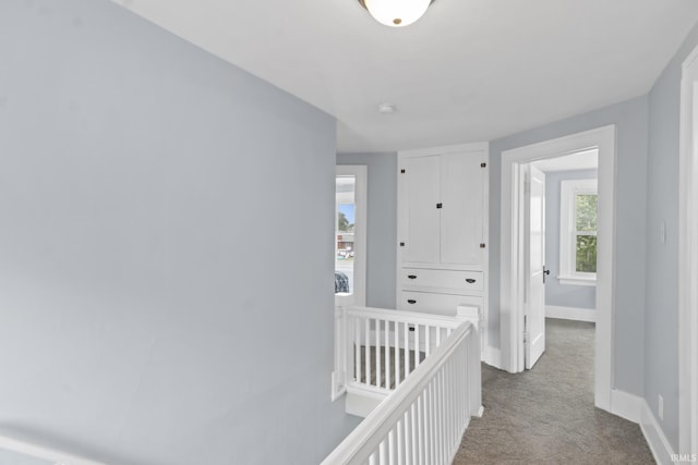 1323 Lincolnway E, Mishawaka, IN 46544 - hall featuring an upstairs landing and carpet flooring