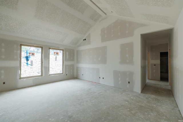 980 E Hawthorn Ln, Columbia City, IN 46725 - spare room featuring lofted ceiling