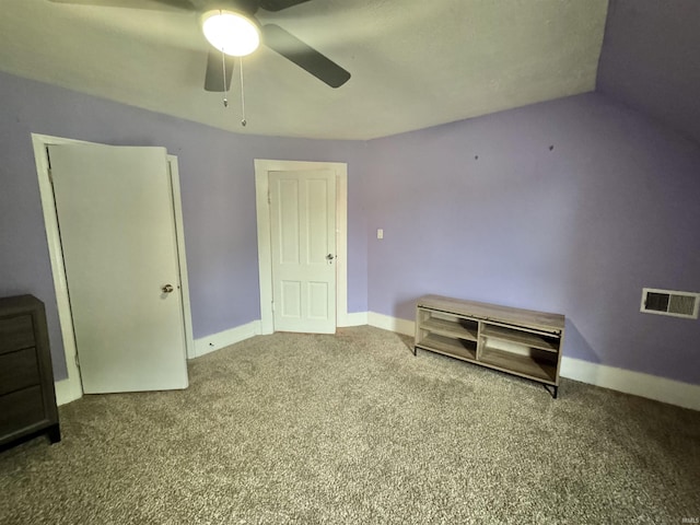 808 19th St, Logansport, IN 46947 - unfurnished bedroom featuring carpet flooring and ceiling fan