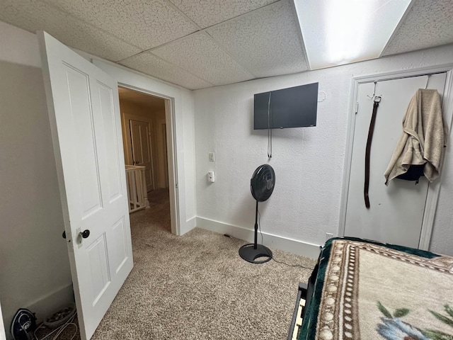 808 19th St, Logansport, IN 46947 - bedroom featuring carpet flooring and a drop ceiling
