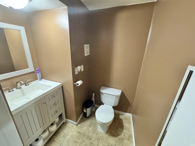 808 19th St, Logansport, IN 46947 - bathroom featuring vanity and tile patterned flooring