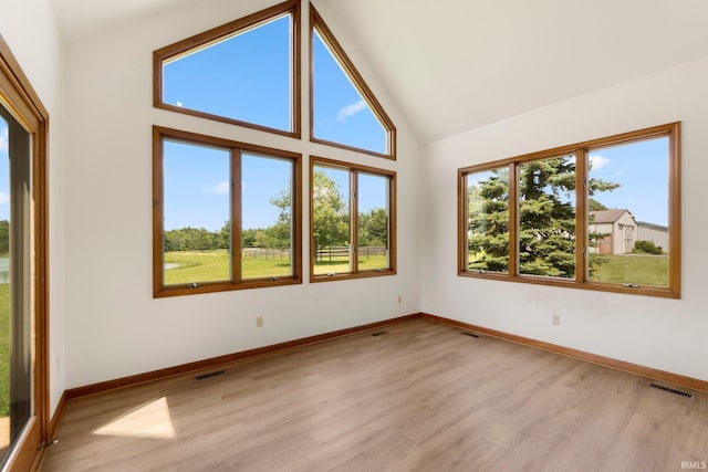 6625 Union Chapel Rd, Fort Wayne, IN 46845 - unfurnished sunroom featuring vaulted ceiling