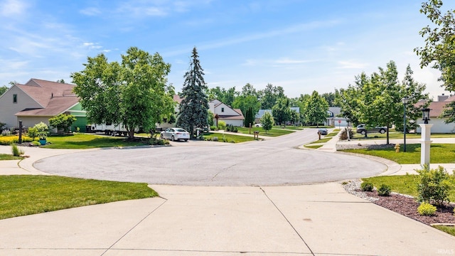 10729 Lone Tree Pl, Fort Wayne, IN 46818 - view of concrete driveway with a residential view