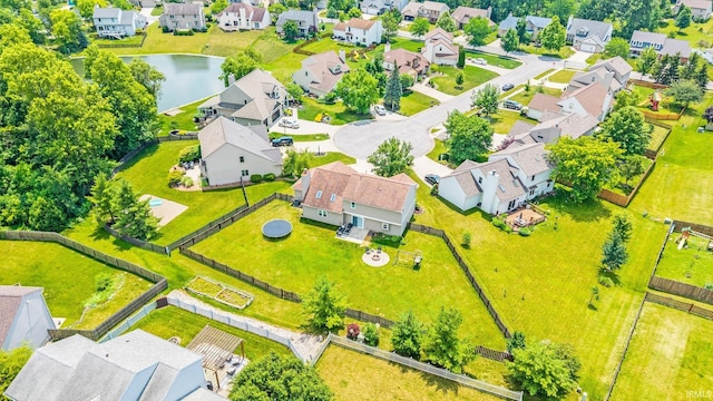 10729 Lone Tree Pl, Fort Wayne, IN 46818 - aerial perspective of suburban area with a large body of water