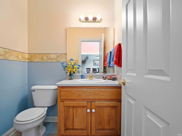 1106 Woodland Xing, Fort Wayne, IN 46825 - bathroom with vanity and toilet