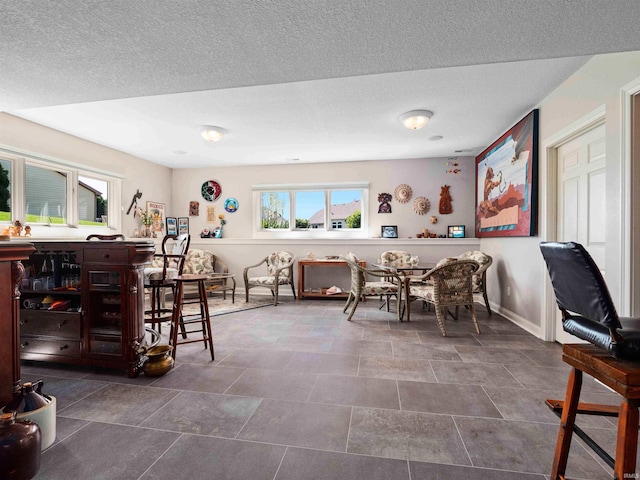 1106 Woodland Xing, Fort Wayne, IN 46825 - dining room featuring a textured ceiling