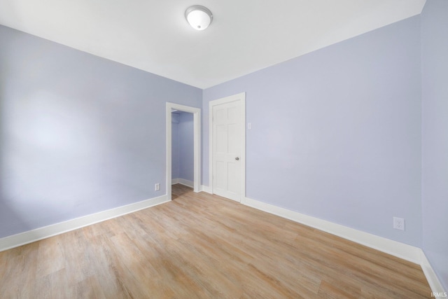 3014 Drexel Ave, Fort Wayne, IN 46806 - spare room with baseboards and light wood-style floors