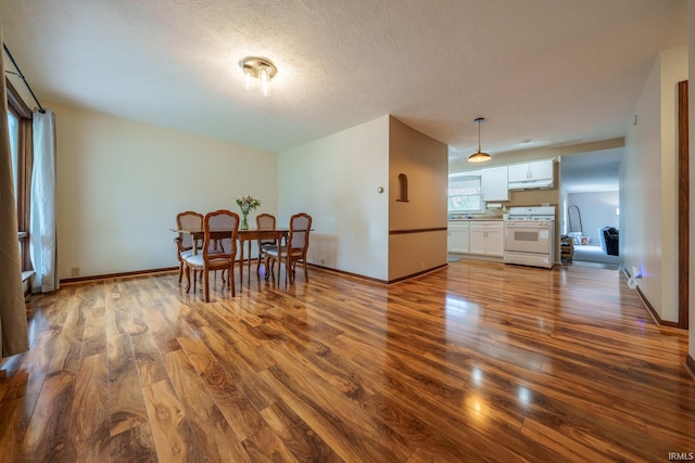 1712 Royal Center Pike, Logansport, IN 46947 - dining space featuring wood finished floors and a textured ceiling