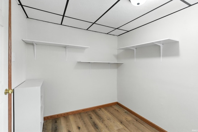 58 W Markle Rd, Huntington, IN 46750 - spacious closet with wood finished floors and a drop ceiling