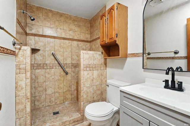 58 W Markle Rd, Huntington, IN 46750 - bathroom featuring vanity and a tile shower