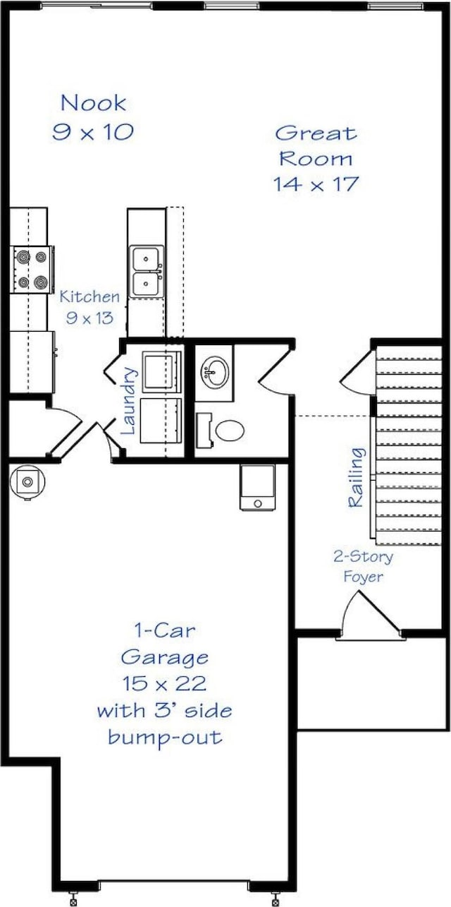 3607 Canal Square Dr Unit 2, New Haven, IN 46774 - view of room layout