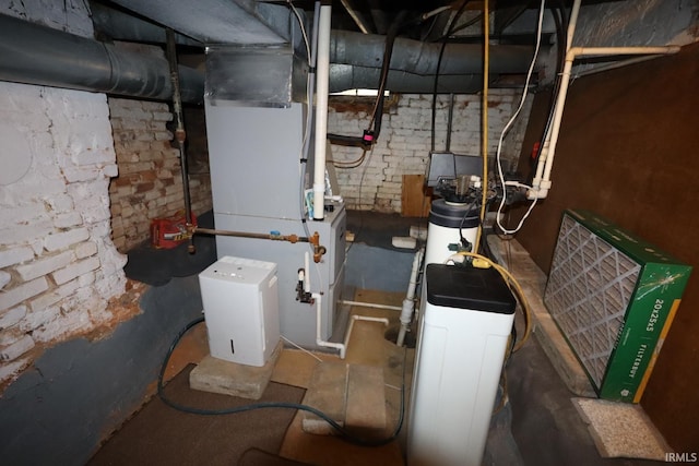 606 S S 10th St, Lafayette, IN 47905 - utility room with heating unit