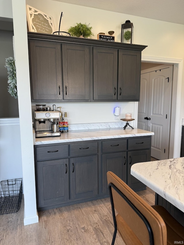 12788 Kingfish Ct, Middlebury, IN 46540 - kitchen with light wood-type flooring