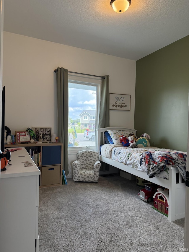 12788 Kingfish Ct, Middlebury, IN 46540 - bedroom featuring light colored carpet and a textured ceiling