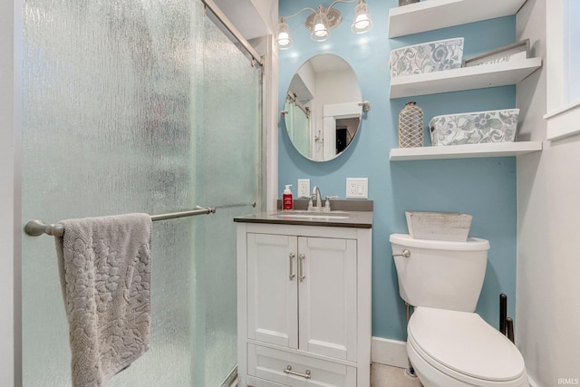 306 E Market St, Bluffton, IN 46714 - full bathroom with vanity and a shower with door