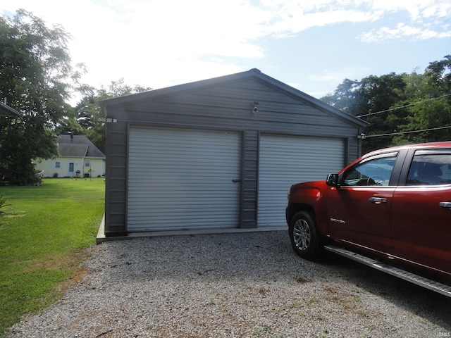 1124 N Maple St, Richland, IN 47634 - view of detached garage
