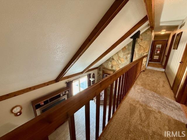 9910 Quachita Ct, Fort Wayne, IN 46804 - corridor featuring light carpet