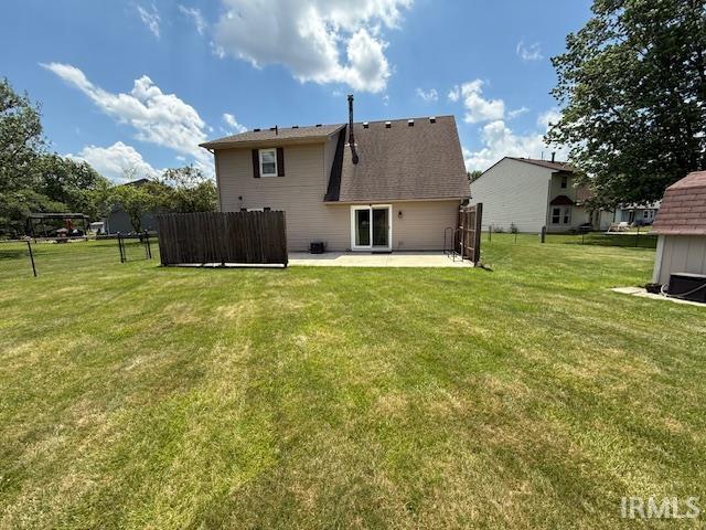 9910 Quachita Ct, Fort Wayne, IN 46804 - rear view of property featuring a patio