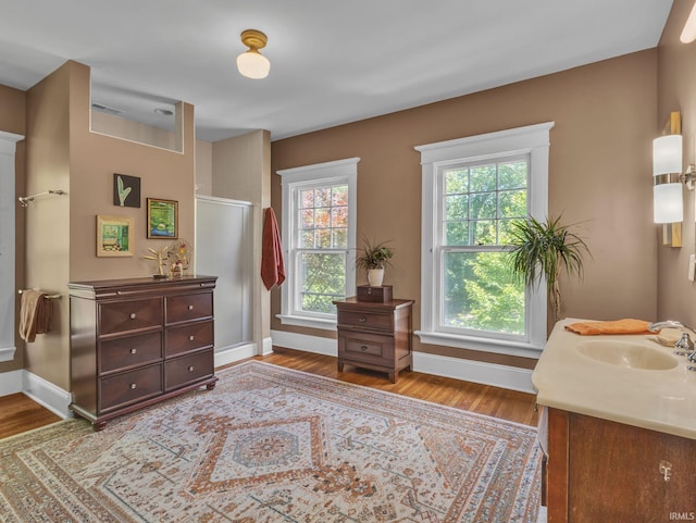 1337 W Wayne St, Fort Wayne, IN 46802 - living area featuring wood finished floors